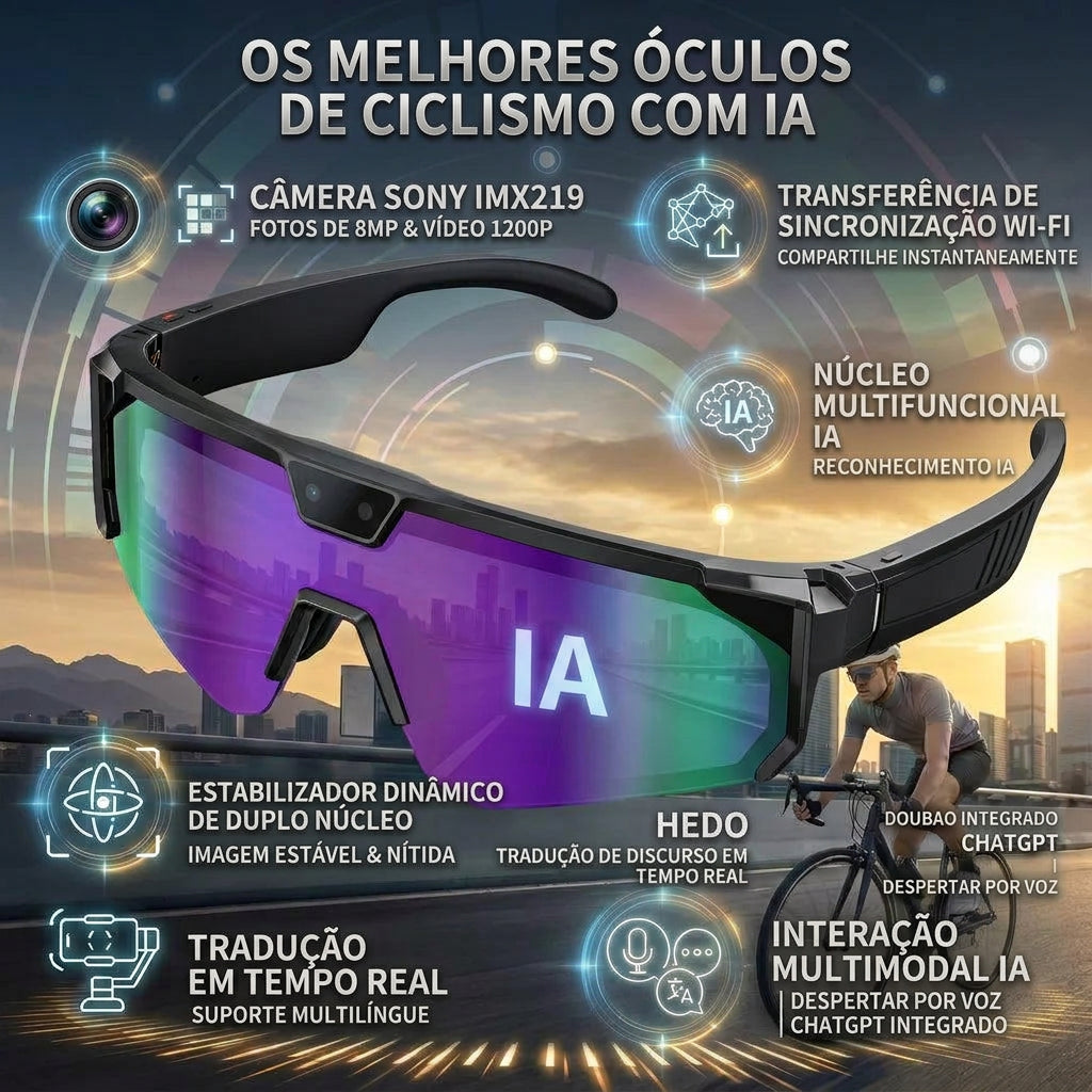 Óculos IA Q01 Inteligencia artificial
