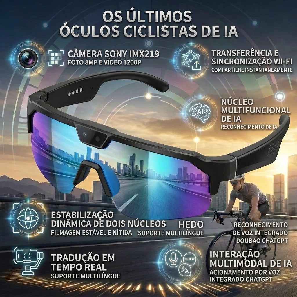 Óculos IA Q01 Inteligencia artificial